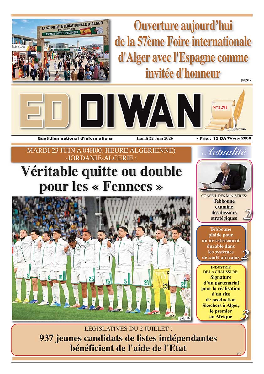 Édition du 2026-06-22