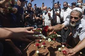 Photo of Abdelaziz Bouteflika inhumé au Carré des Martyrs du cimetière El-Alia