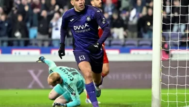 Photo of Les Verts : Slimani signe sa 8e réalisation avec Anderlecht