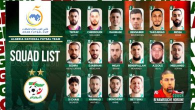 Photo of Futsal/Coupe Arabe 2023: la sélection algérienne dévoilée