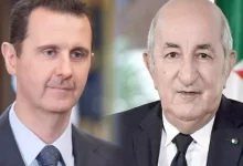 Photo of Le président de la République reçoit un appel téléphonique de son homologue syrien