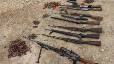 Photo of Lutte antiterroriste : un lot d’armes et de munitions récupéré lors d’opérations de fouille et de recherche à Ain Defla