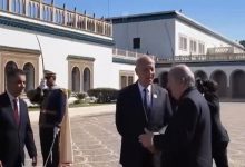 Photo of 1ère Réunion consultative entre les dirigeants de l’Algérie, de la Tunisie et de la Libye : arrivée du président de la République au Palais de Carthage à Tunis