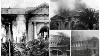 Photo of Commémoration du 62e anniversaire de l’incendie de la Bibliothèque universitaire d’Alger