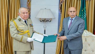 Photo of Le Général d’Armée Chanegriha reçu par le Président mauritanien à Nouakchott  