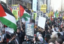 Photo of Manifestation massive à New York contre la poursuite de la guerre génocidaire à Ghaza