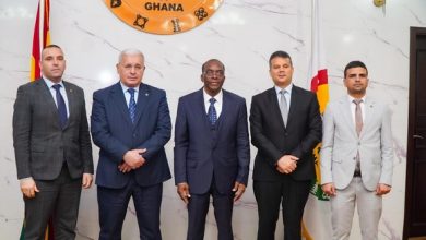 Photo of M. Boughali s’entretient avec le président du Parlement ghanéen