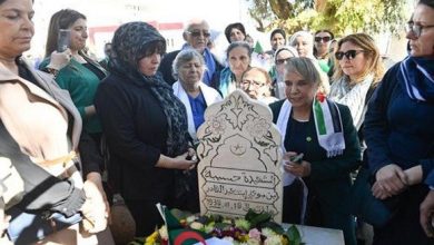 Photo of Journée internationale de la Femme: cérémonie de recueillement à la mémoire de la chahida Hassiba Ben Bouali à Alger