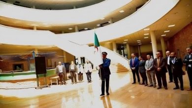 Photo of Le drapeau algérien installé au siège du Conseil de paix et de sécurité de l’UA