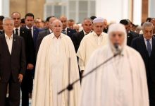 Photo of Le président de la République accomplit la prière de l’Aïd El Adha à Djamaâ El Djazaïr